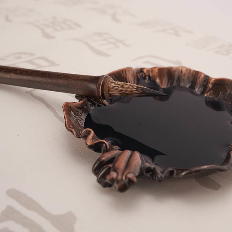 l铁头纯毫小楷之笔 高档专业抄经紫豪硬毫毛笔 湖套笔单支王羲手