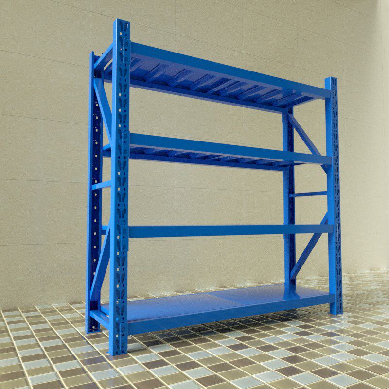 极速四层货架仓储置物架仓库多层多功能储物展示架商用快递超市货