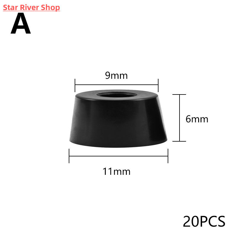 20pcs Speaker Cabinet Furniture Chair Table Box Conical Rubb