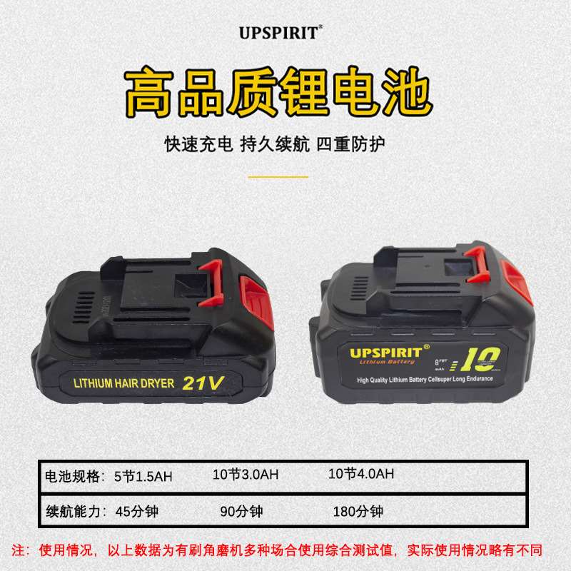 出口锂电角磨机充电式打磨切割家用套装多功能小型电动磨光机