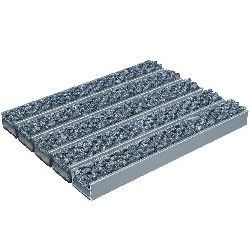 铝合金地垫商场门口门厅防尘嵌入式刮泥垫地毯除尘商用蹭脚垫定做