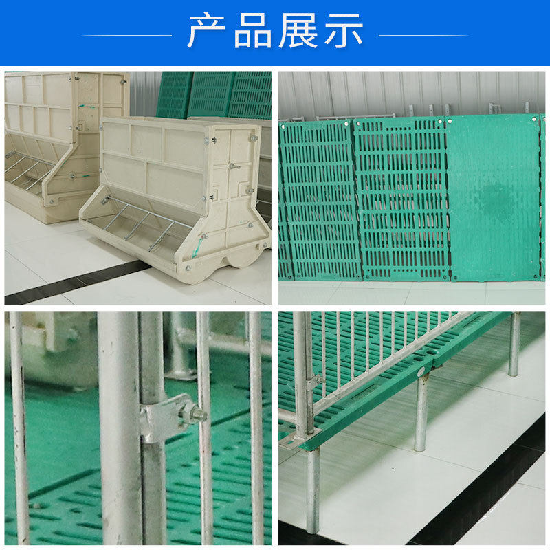 恒富机械复合仔猪保育床 养猪场仔猪保育床 猪用双体复合保育床