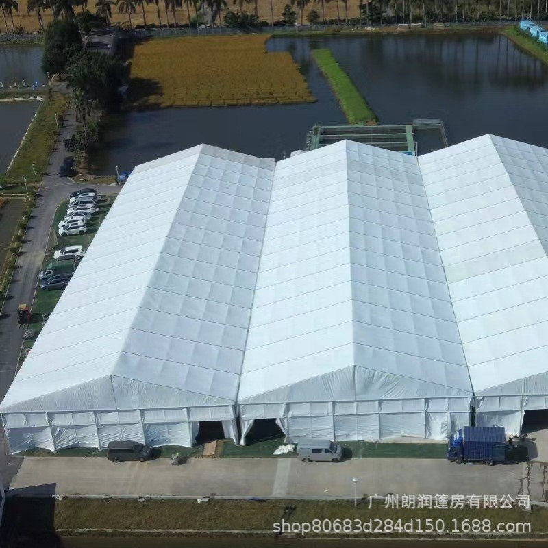 仓库篷房 铝合金帐篷 装配式篷房 物流站篷房 临时展厅 婚礼庆典