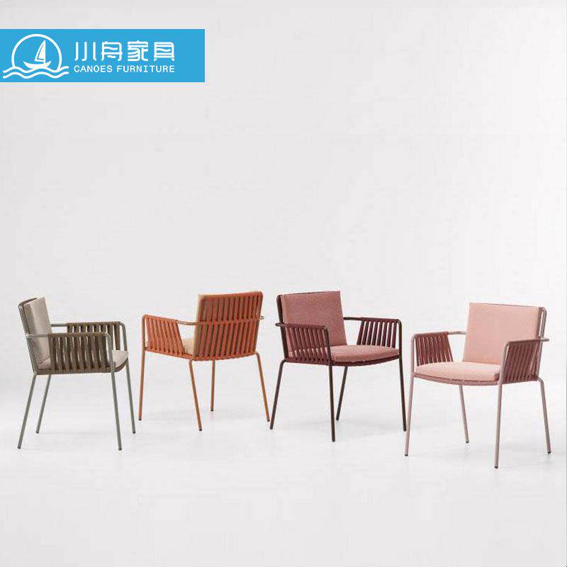 北欧户外藤编阳台桌椅休闲庭院室外别墅景区花园组合防水防晒家具