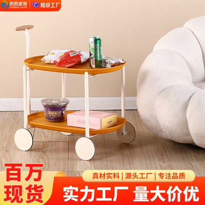 下游热销创意手推车置物架落地可移动月球车客厅厨房小推车工厂价