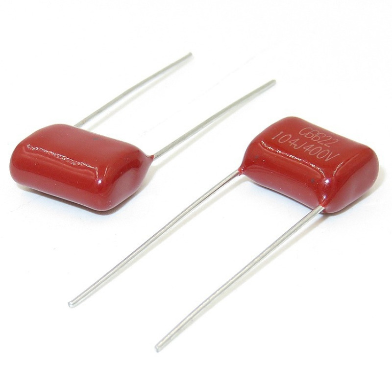 CBB22 104/400V 104J 400V 0.1UF 5% P=10MM CBB电容 薄膜电容