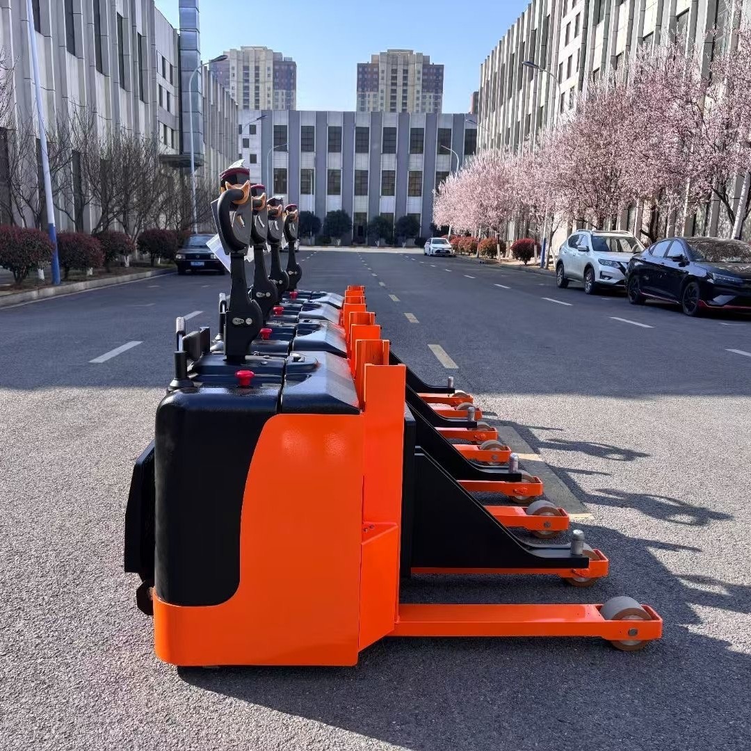 普尔夫A字架电动牵引车印染拖车全电动布车搬运车承载牵引头拖车