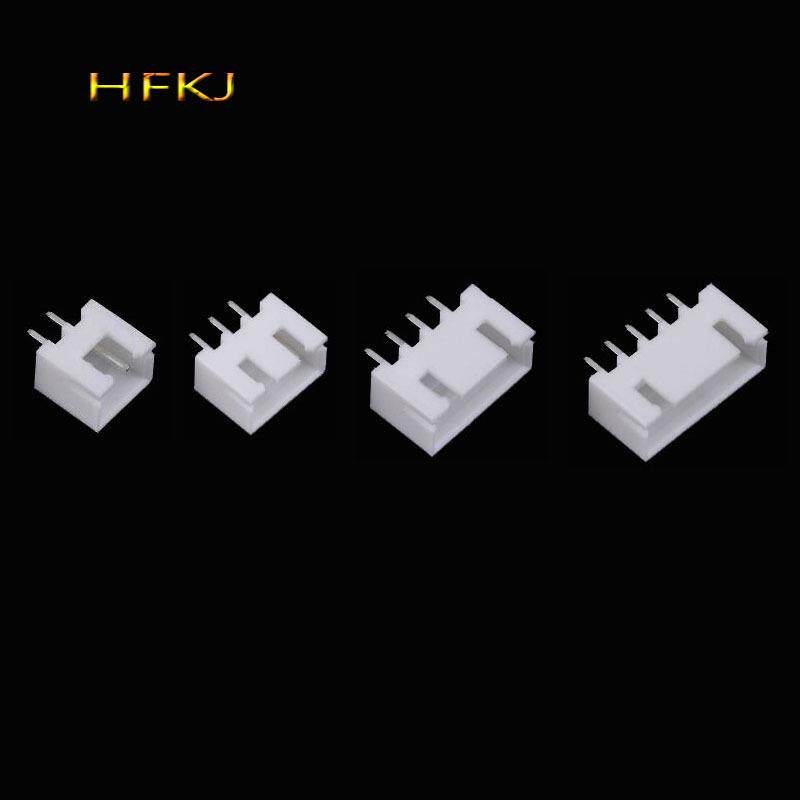 XH-2A针座2.54mm直针TJC3白色连接器母座xh-3A4A5A6A20A