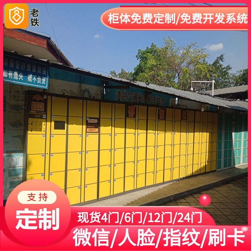 深圳龙华智能指纹识别储物柜厂家/体育馆存包柜/溜冰场电玩寄存柜