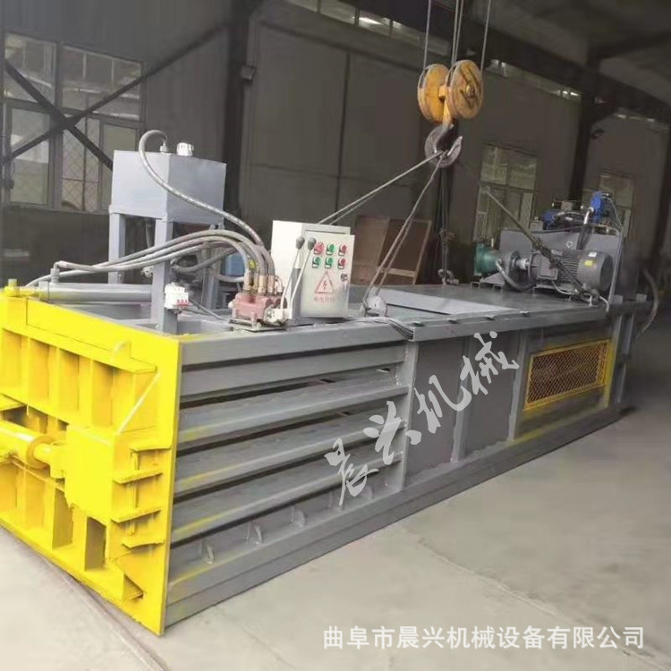 废旧塑料瓶压块打包机 120T废纸液压打包机 旧易拉罐压块成型机