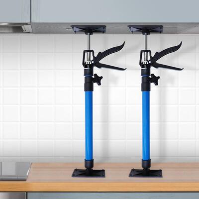 2支柜吊顶安装HKT支撑架加厚橱架铝合水槽撑杆固金定托可调节伸缩