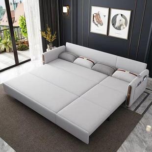 多折能两用折叠沙发床客小BAD户型带厅贵妃组合储物沙功发床叠两