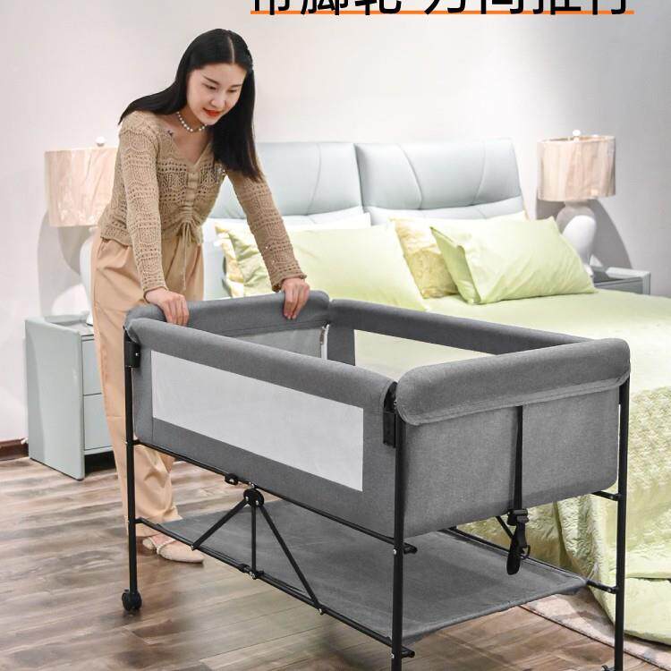 婴儿床PWL多功能床可折童叠加大款新生睡篮床儿便携式拼接床儿尿