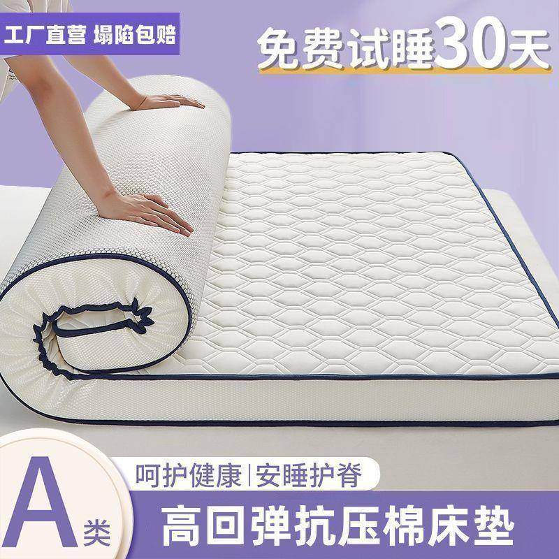 胶床软垫垫家用乳榻榻米垫子无品牌/宿舍学生单人海绵垫被床子折