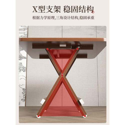 折租叠桌家用吃BQ762084饭户外夜市便携摆摊方桌简易小子户型出房