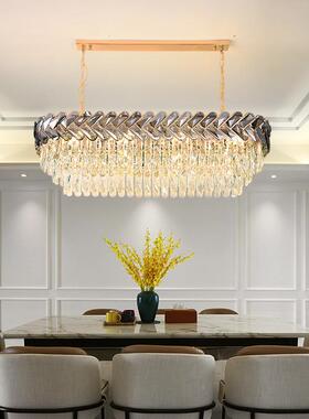 后灯现代轻奢厅24717水晶吊灯现代简约客灯新款室具餐厅家用港式