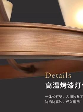 美式山吊AL100552复古客厅灯灯法式中古餐厅卧灯乡村现代简约新款