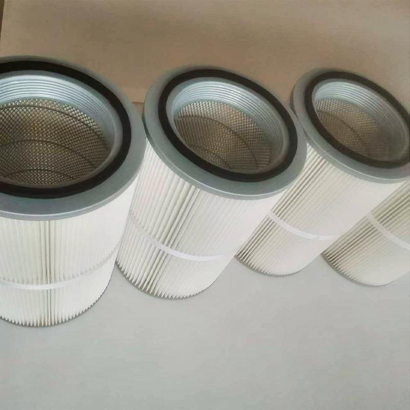 除工尘滤芯滤气清器业阻燃烟03筒粉尘过滤器抛丸覆膜聚酯纤维滤厂