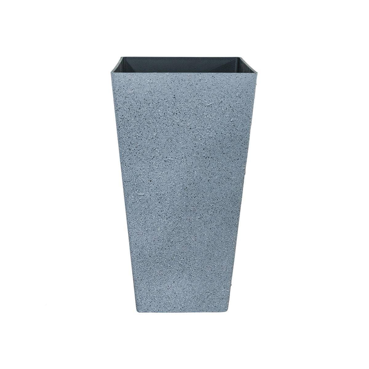 酒无品牌/店厅室内大水客厅装饰高方形塑料花盘盆树脂自吸配内托带托盘