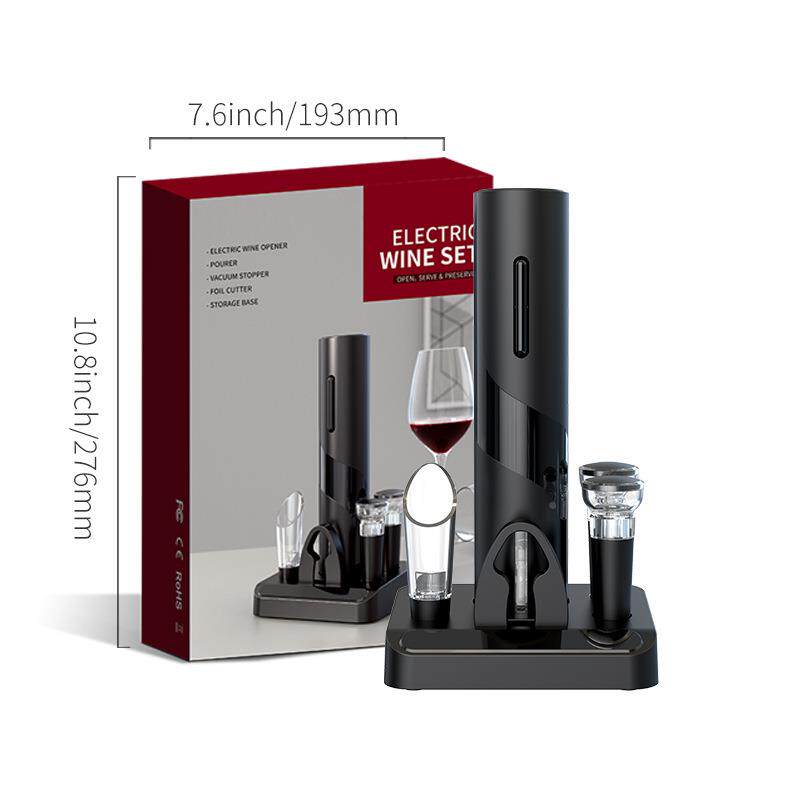 全自动红酒开瓶XDI器方便纳收底座款电动开器站一式红酒酒具瓶套
