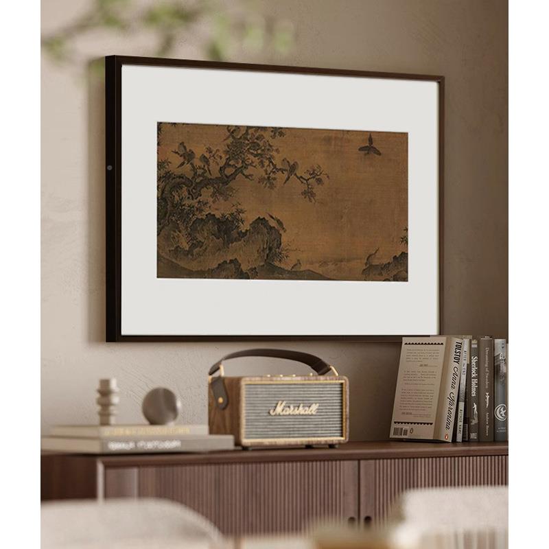 赵孟頫竹ZSF《图》新中式小众艺石装饰画客厅书术房国画办公室山