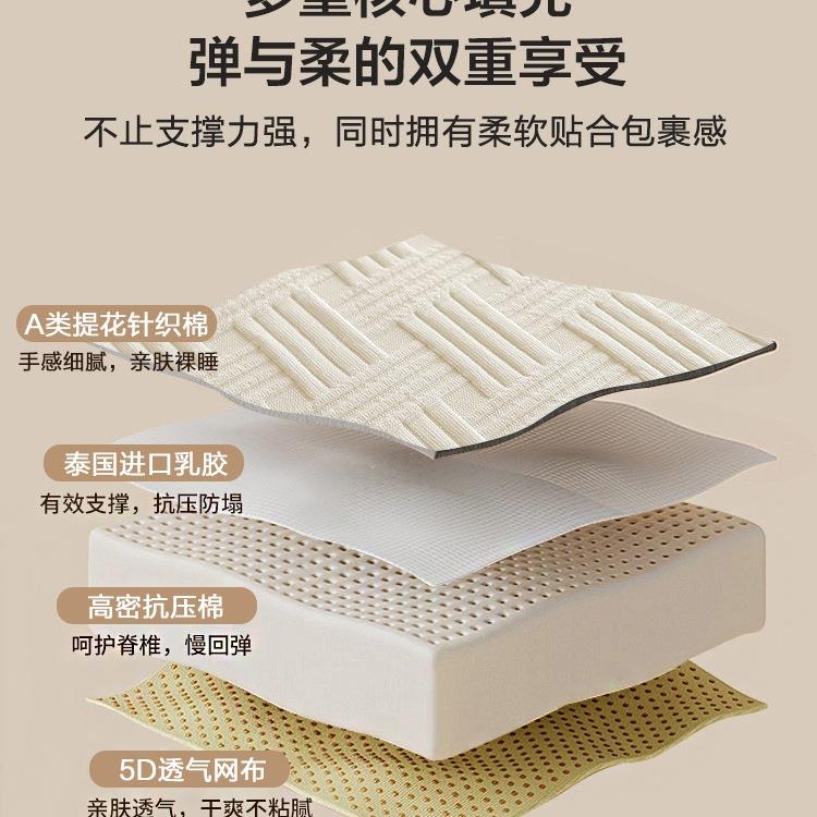 乳胶床垫软垫家用卧室榻榻米记忆海绵租房宿舍学生床褥垫子遮盖物