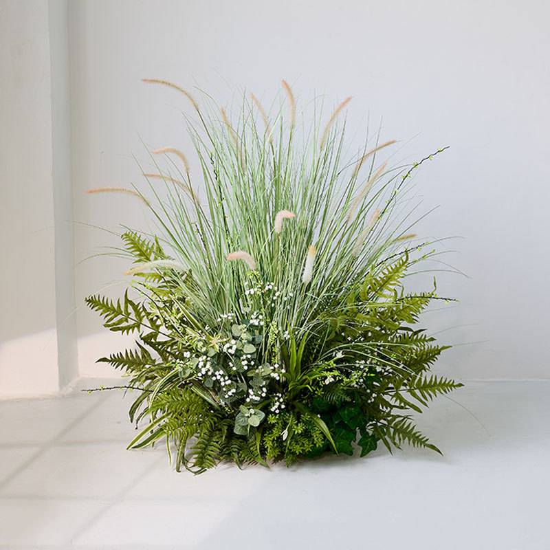 仿真绿植造景芦苇假花假草丛装饰室内外大型植物软装造景花艺摆件