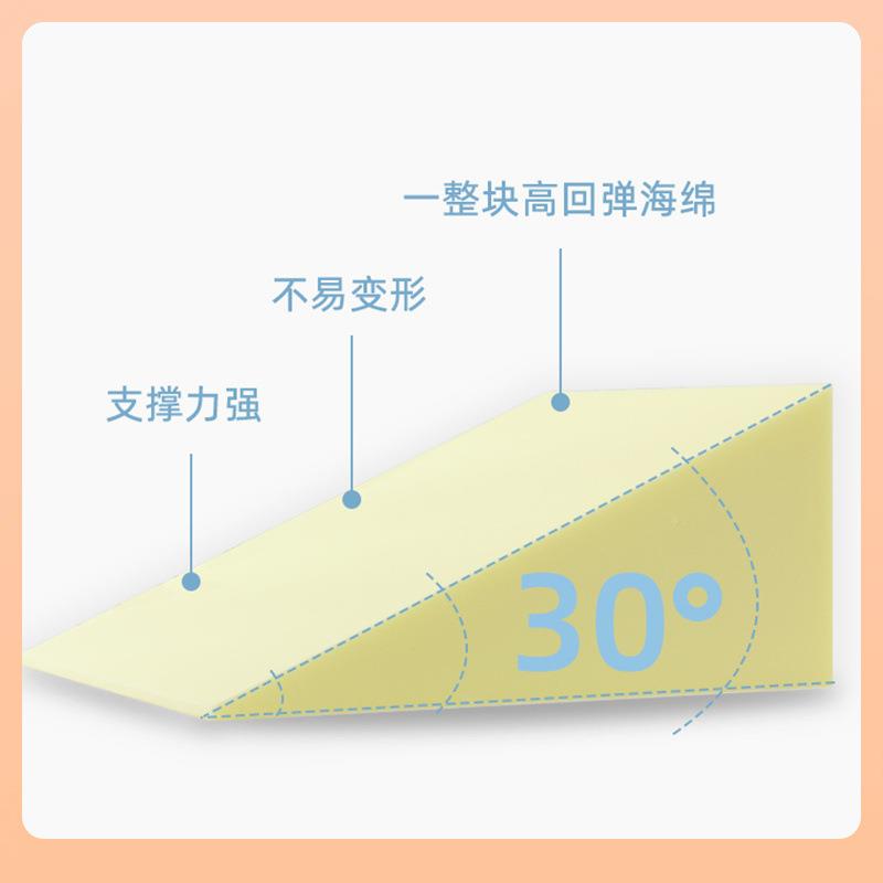 垫无品牌/?三斜坡枕角卧床病人半躺靠老人床上护理头枕防反流性食