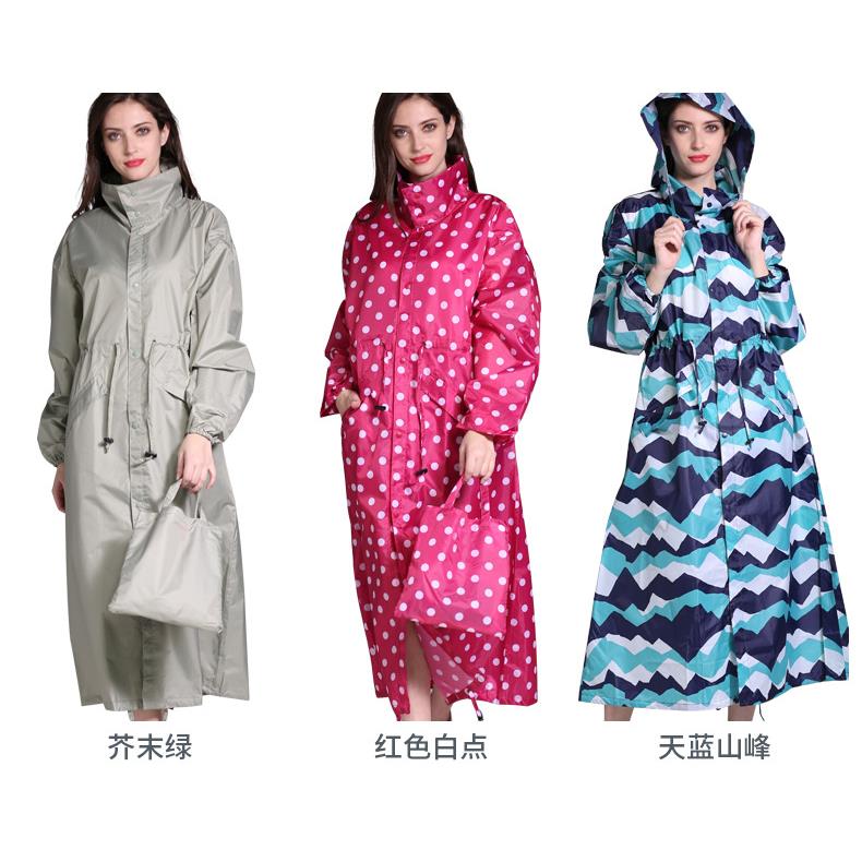 长时尚风衣大衣领无品牌/R雨衣-1700雨1