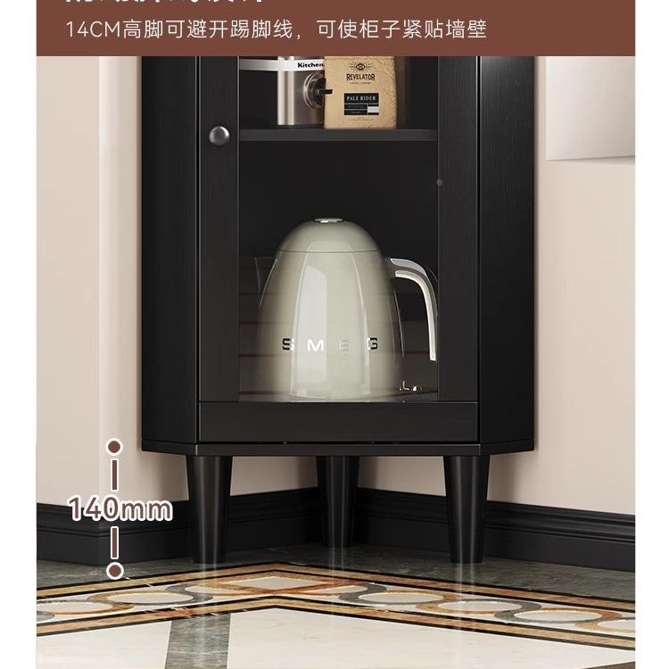 美式复古转角型柜IJC靠墙客角落置物柜厅柜餐厅90°小拐角橱柜书