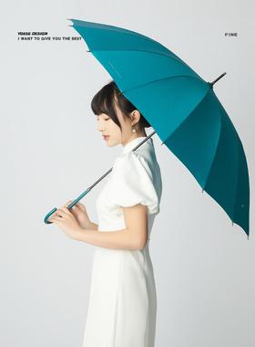 xt雨伞长柄英伦复y16日骨抗风晴雨两古F76J768M用女系大号红色直