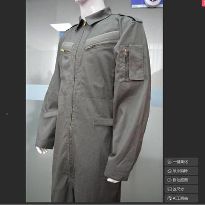 阻燃WS-366行员连体服飞行飞员工服作服全棉材质连体服