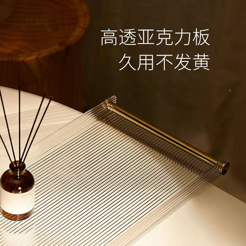 亚置克纳力泡澡浴缸物39062架洗澡间架子浴室透明间浴盆卫生收支