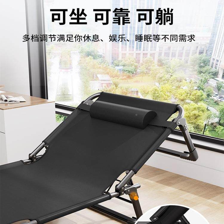 子叠床单折人公室午FKJ9M95S休床便携式躺办椅小床陪护躺椅午休