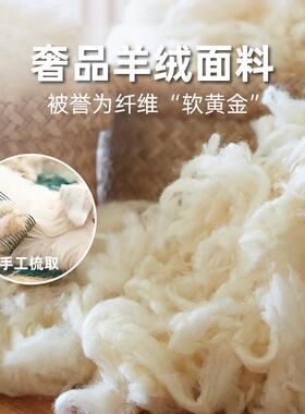 工厂直销垫羊绒面料然乳胶床分家WDD用四天周封棉区袋装弹簧床垫