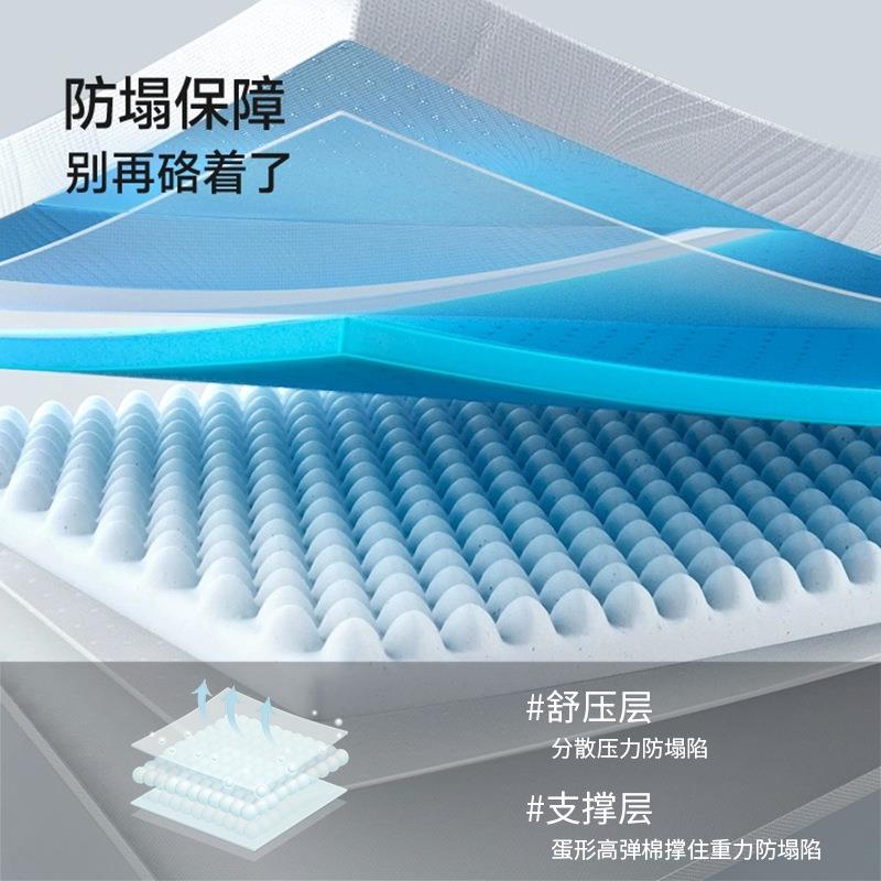 凝胶记忆棉床垫遮盖物加厚软垫学生床垫宿舍专用单双人租房床褥垫