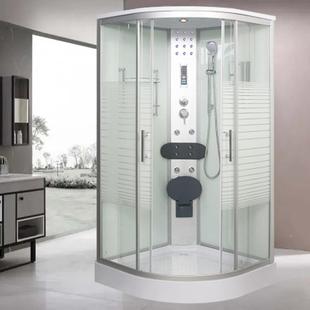 整体隔淋浴家沐用TTI一体式洗澡房弧扇型简易玻璃浴房卫生房间浴