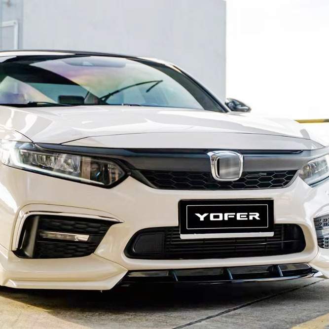 19款英仕派加装YOFER小包围带面漆前唇带灯后唇INSPIRE龙影款尾翼