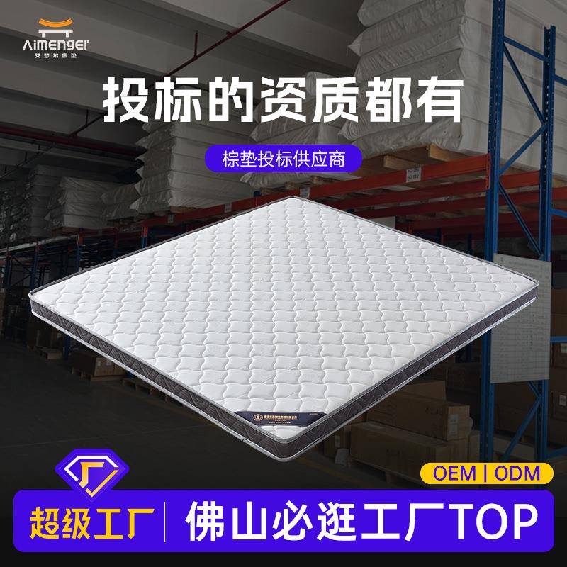 加硬护脊护腰棕榈硬垫榻榻米椰棕床垫棕垫出租房儿童专用硬垫子