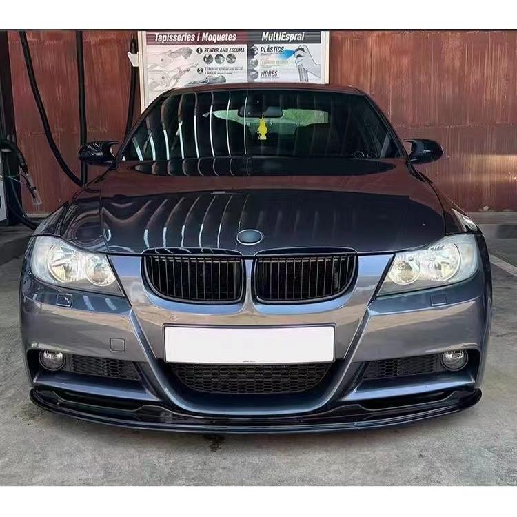适用于宝马3系E90/E92/E93/改装R款MP款前唇侧裙尾翼后唇牛角顶翼
