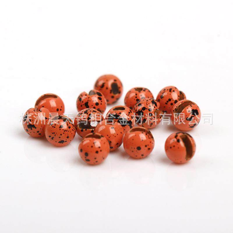 星空色通孔/开槽/偏心飞蝇钓钨豆tungstenbeads钨合金仿生饵渔坠