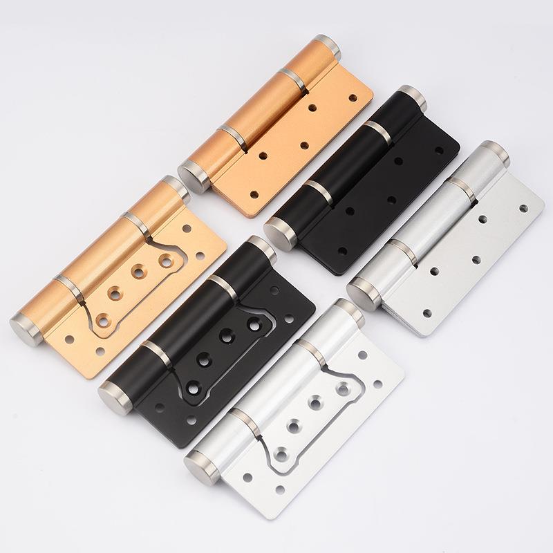 液压缓冲弹簧定位合页太空铝隐形隐藏式多功能自动关门闭门器合页