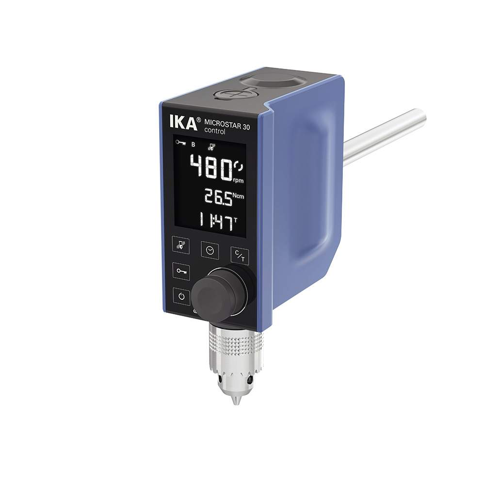 德国IKA 悬臂式搅拌器MICROSTAR 30 control 结构紧凑 20000 mPas