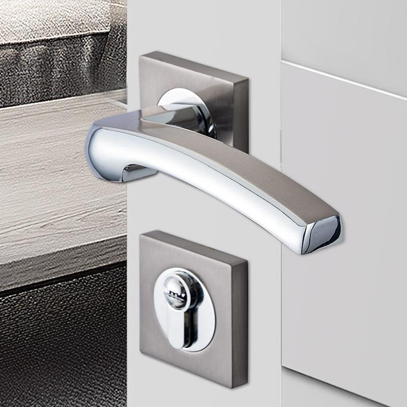 室内门锁精品分体门锁锁现代简约门锁心分体式门锁实木门锁