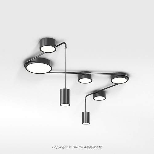 客厅灯现代简约卧室灯吸顶灯北欧灯具全屋套餐组合极简艺术吊灯