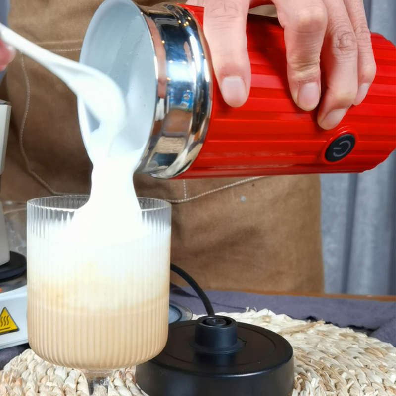 美国奶泡机全自动奶泡器加热奶泡机电动家用起泡器咖啡牛奶发泡