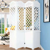 遮挡简易装 屏风隔断客厅折叠移动日式 小户型轻奢玄关办公室中式 饰