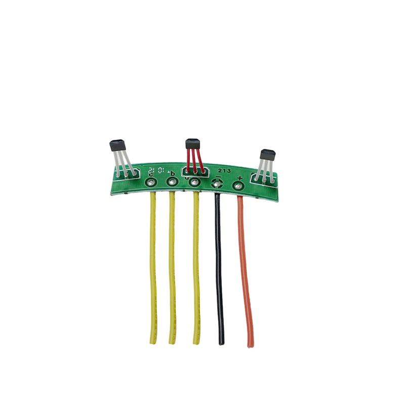 两轮老款 新国标电机 q41F通用电机霍尔板元件 霍尔传感器带板带