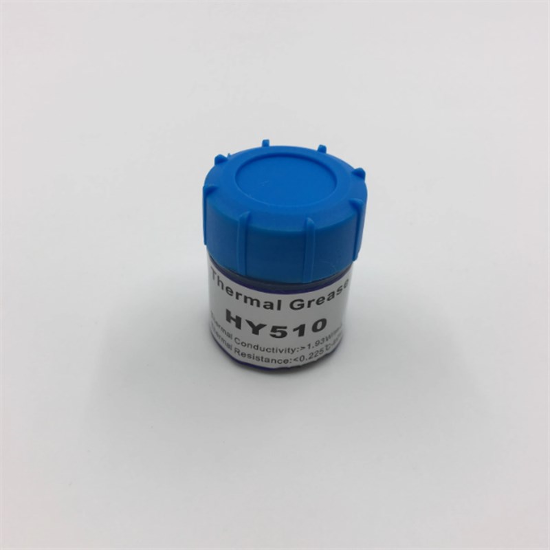 HY-510灰色含银导t热硅脂膏瓶装CPU显卡芯片散热硅胶