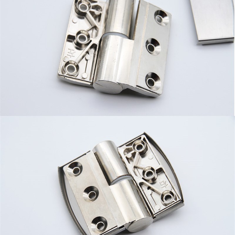 卫生间隔断配件 30o4加厚不锈钢隔断门合页厕所自闭门铰链 平叠门